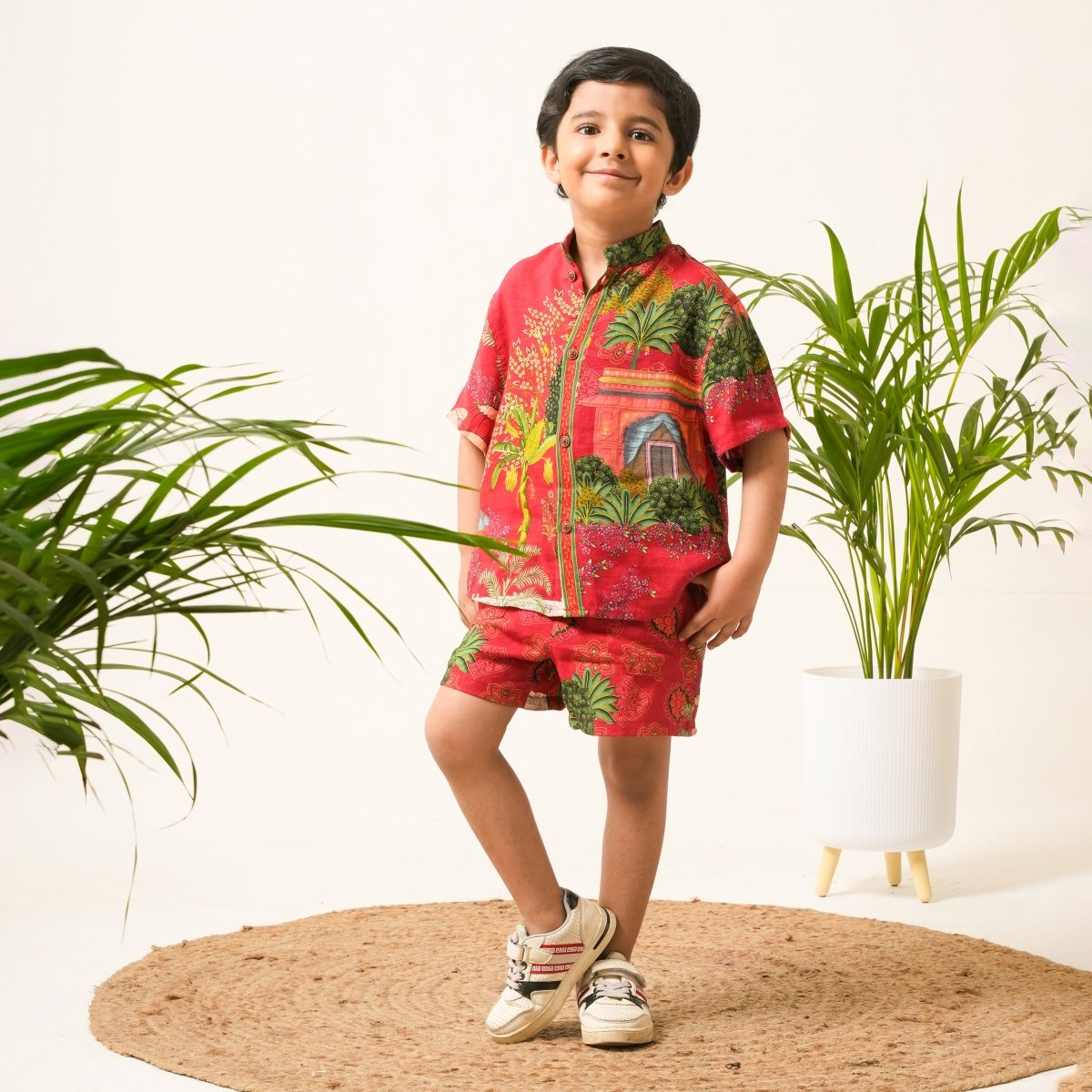 Royal Garden Cotton Co-ord Set