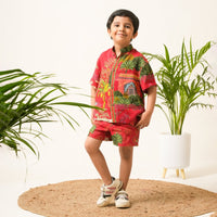 Royal Garden Cotton Co-ord Set