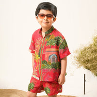 Royal Garden Cotton Co-ord Set