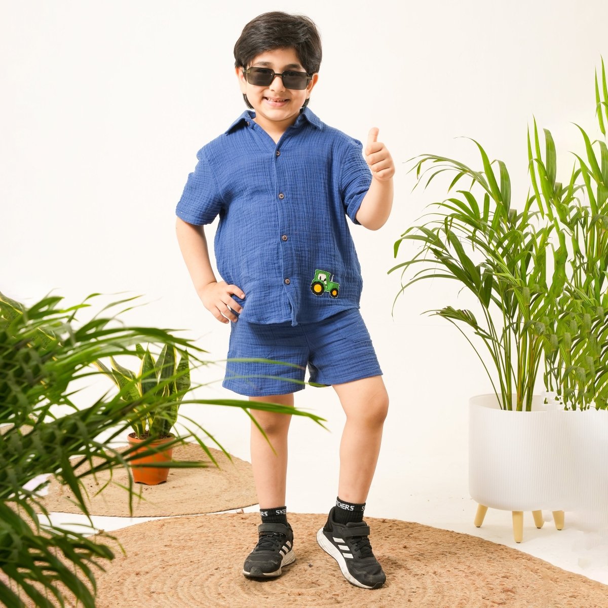 Tractor Trail Cotton Co-ord Set