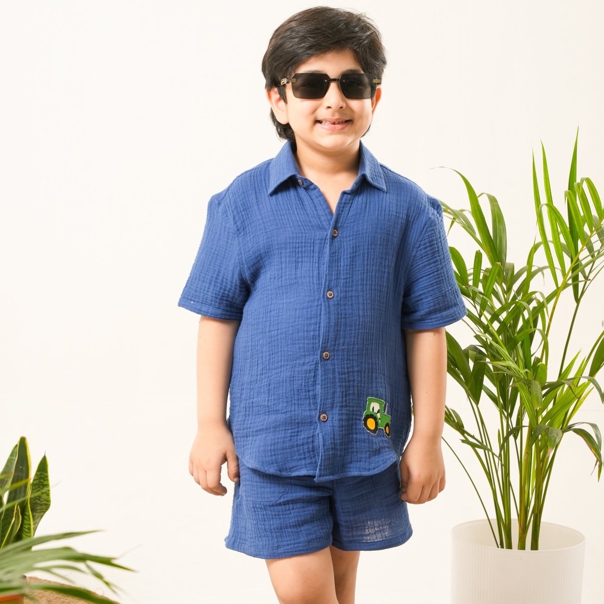 Tractor Trail Cotton Co-ord Set