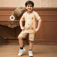 Mustard cotton co-ord set