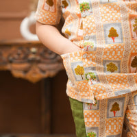 Mustard cotton co-ord set