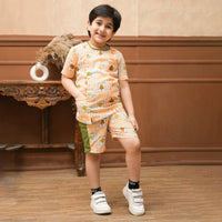 Mustard cotton co-ord set