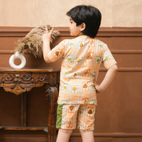 Mustard cotton co-ord set