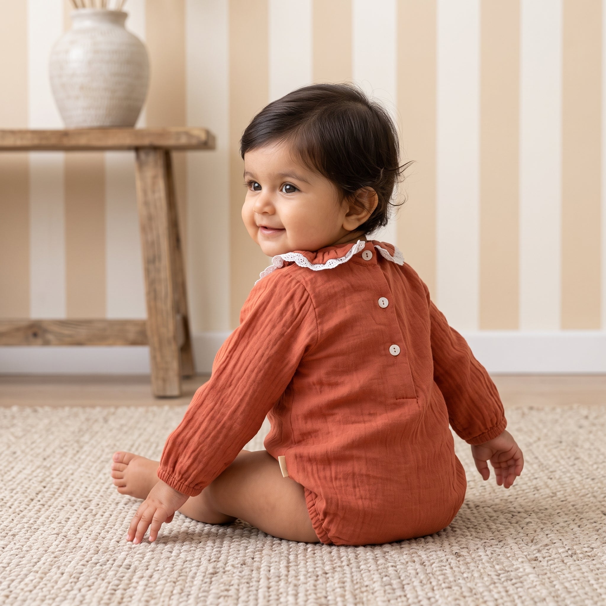 The terracotta romper