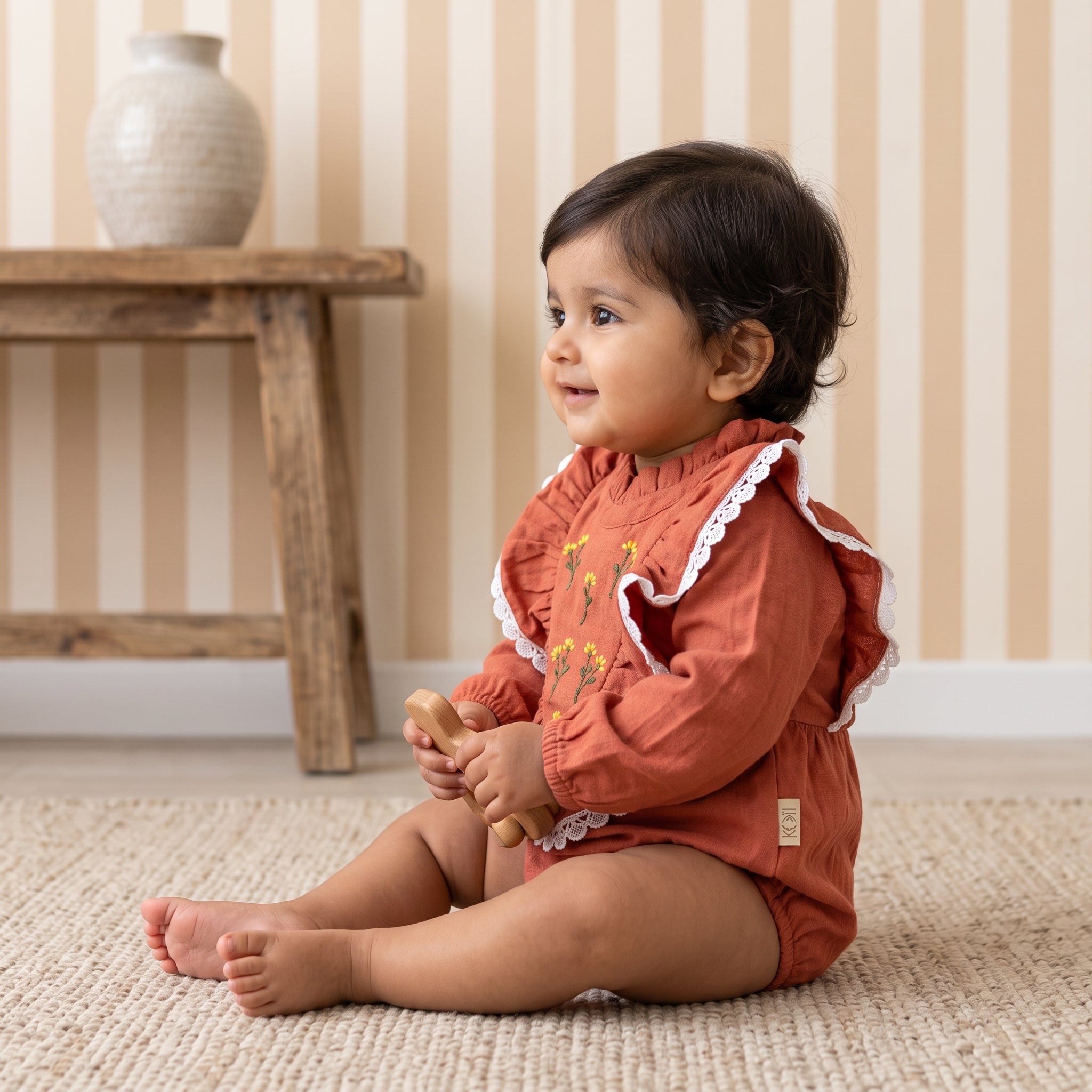 The terracotta romper
