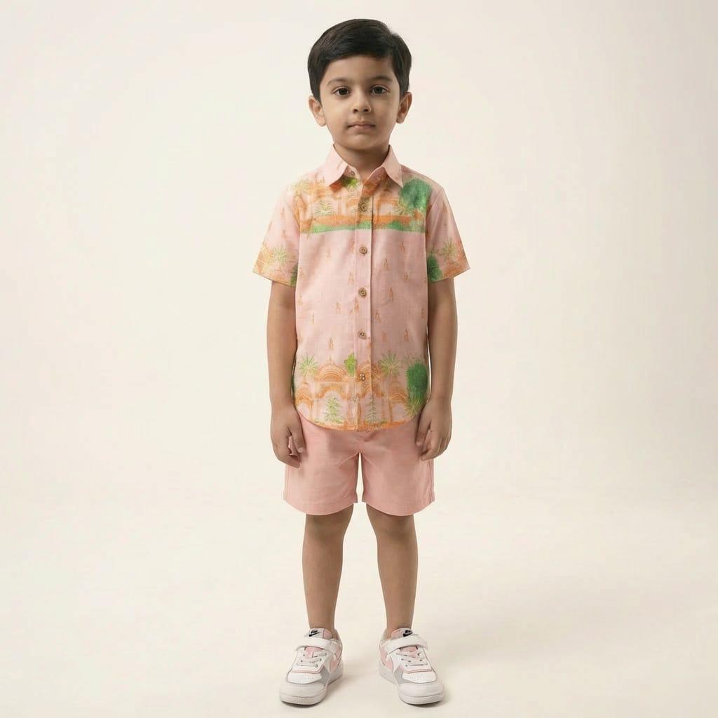 Palm Vista Shirt Co-ord Set